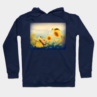 Gold Sunflowers Hoodie